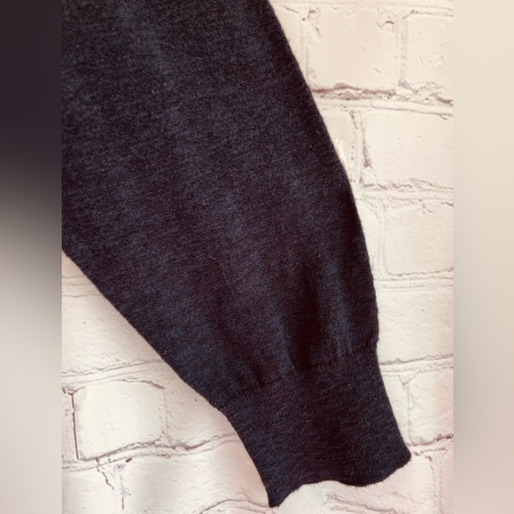 NWT Lane Bryant Faux Wrap Light Sweater Charcoal Grey Size 18/20 - Picture 5 of 7